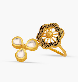 The Flower Tucked Ring